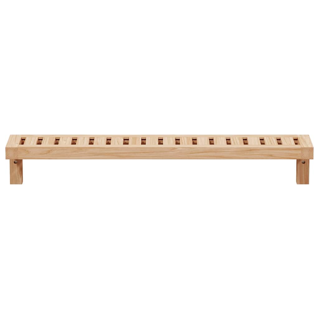 Wall Hanging Rack Beige 62 x 10 x 12.5 cm Solid Walnut wood